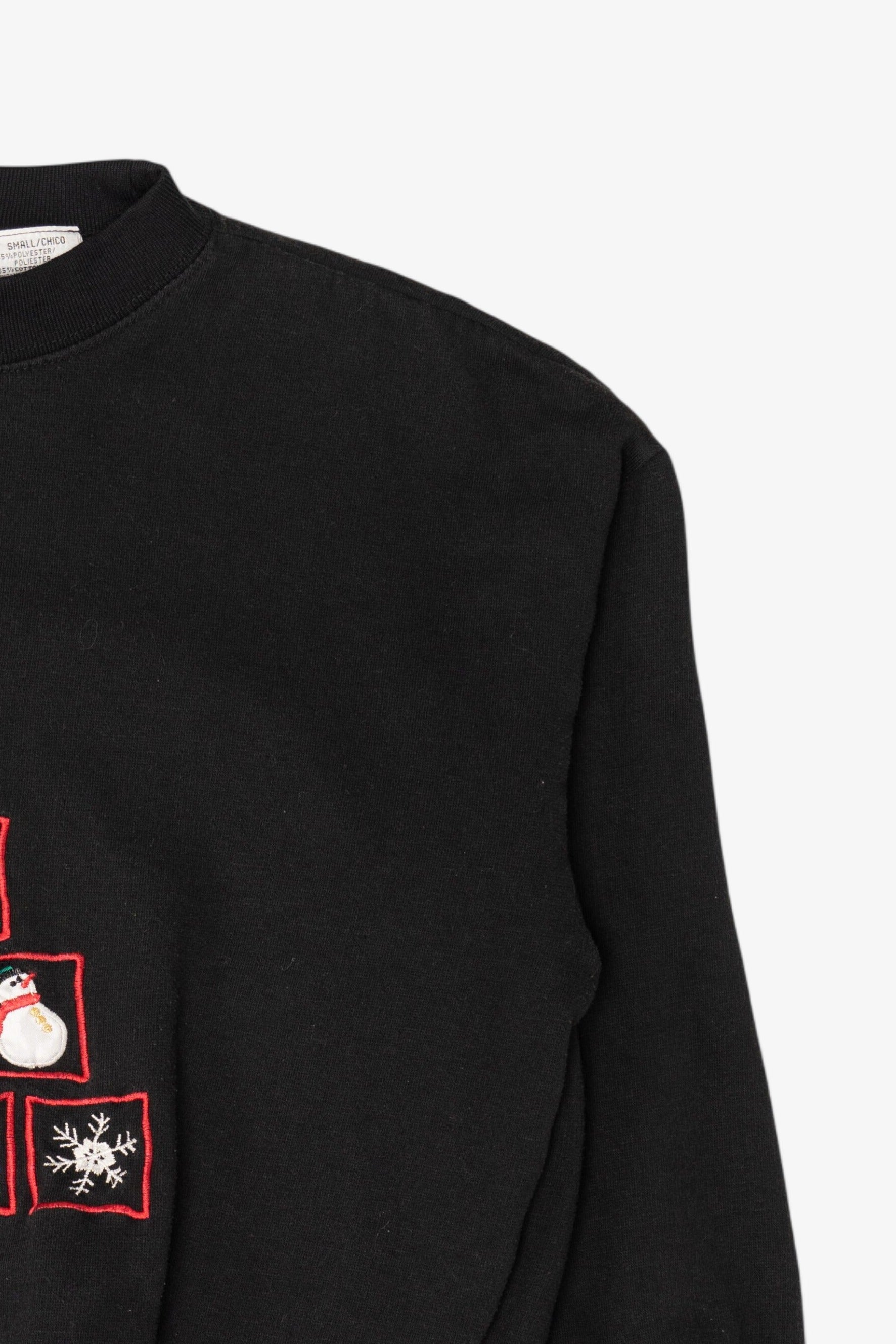 Vintage Black Nutcracker Ugly Christmas Sweatshirt (1990s)
