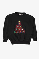 Vintage Black Nutcracker Ugly Christmas Sweatshirt (1990s)