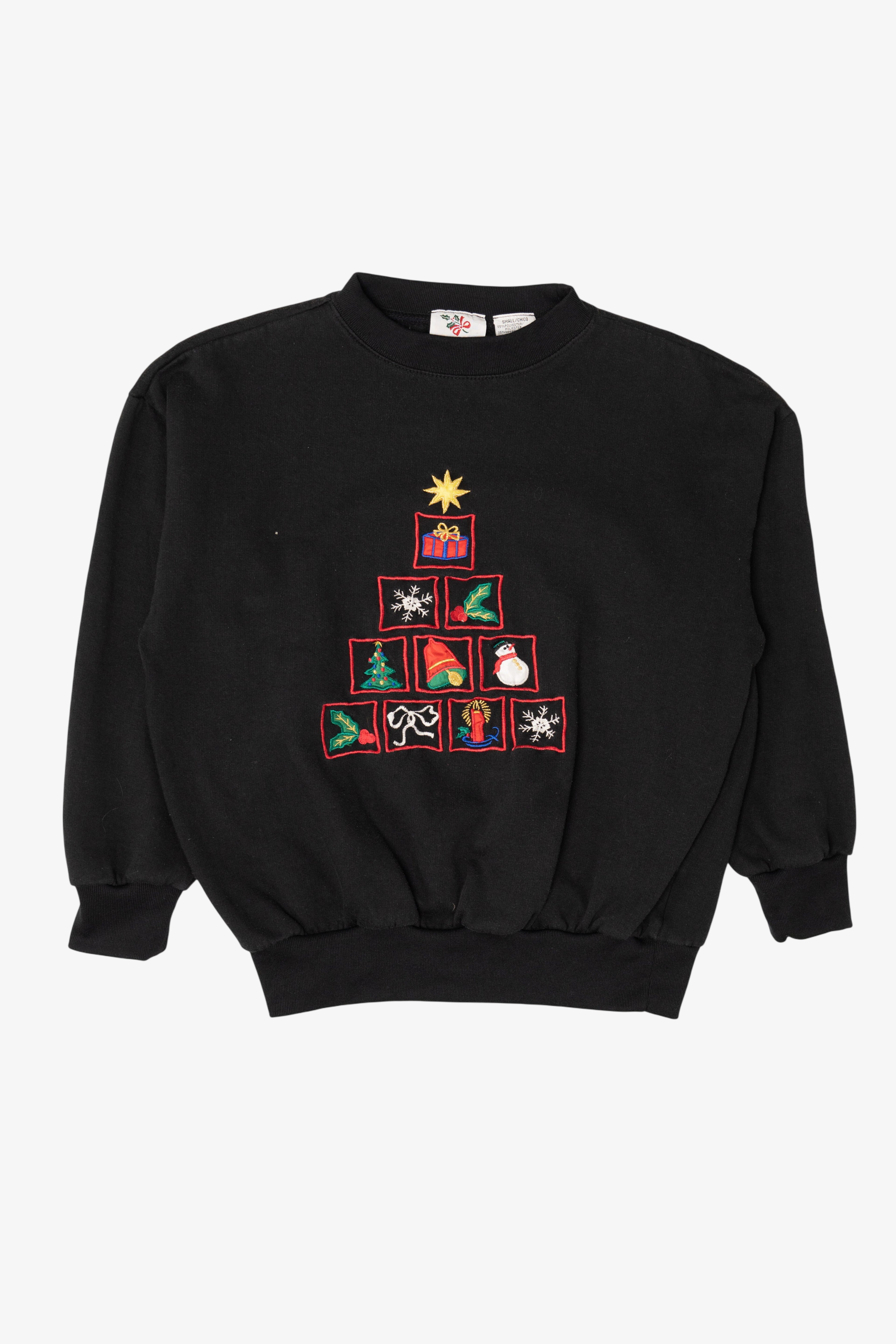 Vintage Black Nutcracker Ugly Christmas Sweatshirt (1990s)