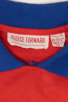Vintage Red Fleece Forward Teddy Bears Ugly Christmas Sweatshirt (1980s)