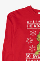 The Grinch "The Nice List Is So Overrated" Ugly Christmas Sweatshirt (2010s)