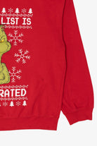 The Grinch "The Nice List Is So Overrated" Ugly Christmas Sweatshirt (2010s)