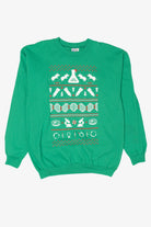 Green Zymo Research Lab Ugly Christmas Sweatshirt (2010s)