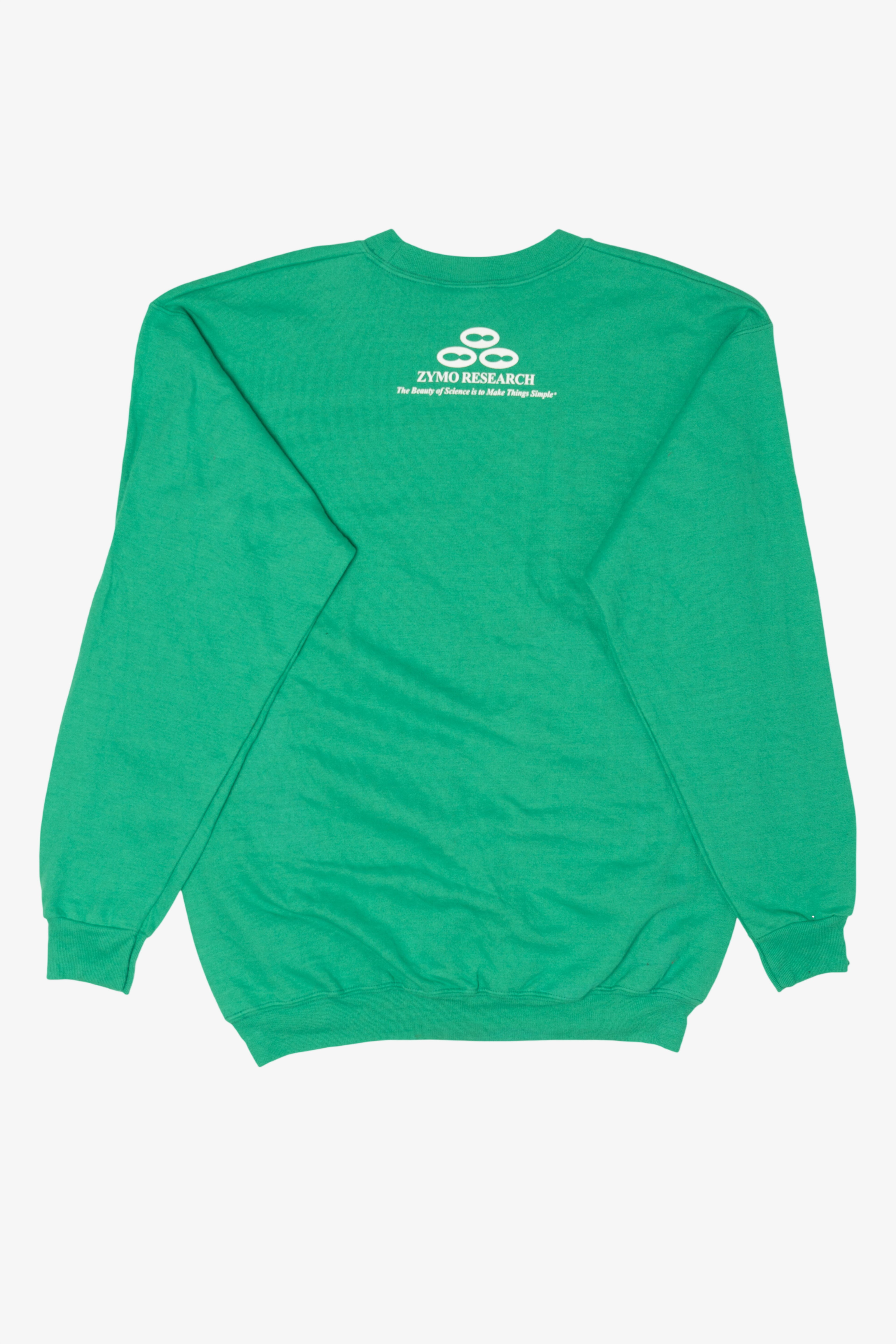 Green Zymo Research Lab Ugly Christmas Sweatshirt (2010s)