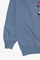 Vintage Blue M&C Sportswear Snowman Ugly Christmas Sweatshirt (1990s)