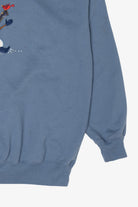 Vintage Blue M&C Sportswear Snowman Ugly Christmas Sweatshirt (1990s)