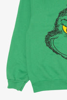 Green Grinch Face Ugly Christmas Sweatshirt (2010s)