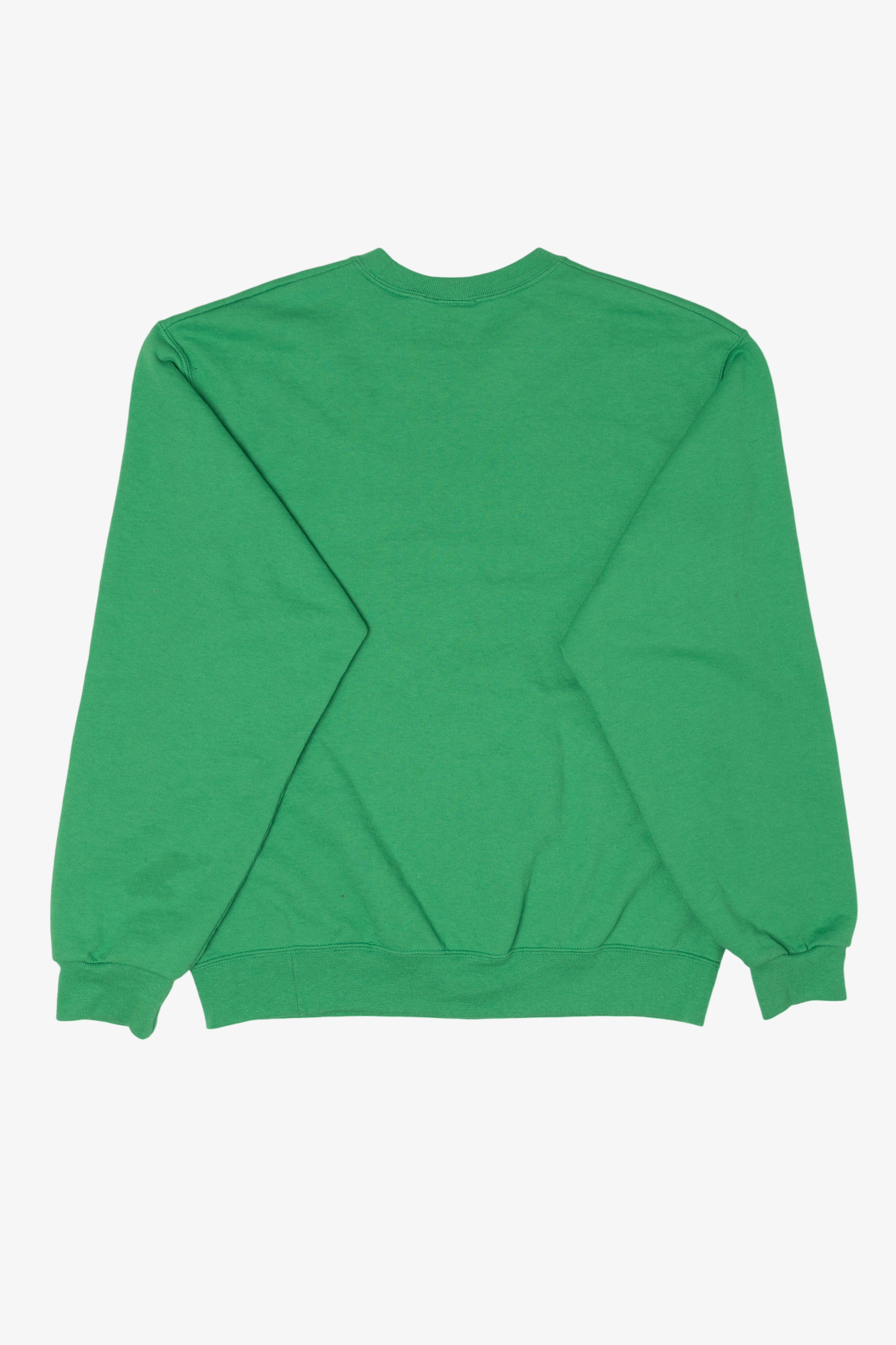 Green Grinch Face Ugly Christmas Sweatshirt (2010s)