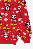 Red Disney Mickey Mouse Ugly Christmas Sweatshirt (2010s)