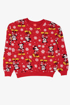 Red Disney Mickey Mouse Ugly Christmas Sweatshirt (2010s)