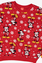 Red Disney Mickey Mouse Ugly Christmas Sweatshirt (2010s)