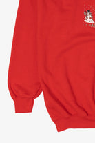 Red Gildan Snowmen Ugly Christmas Sweatshirt (2010s)