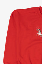 Red Gildan Snowmen Ugly Christmas Sweatshirt (2010s)