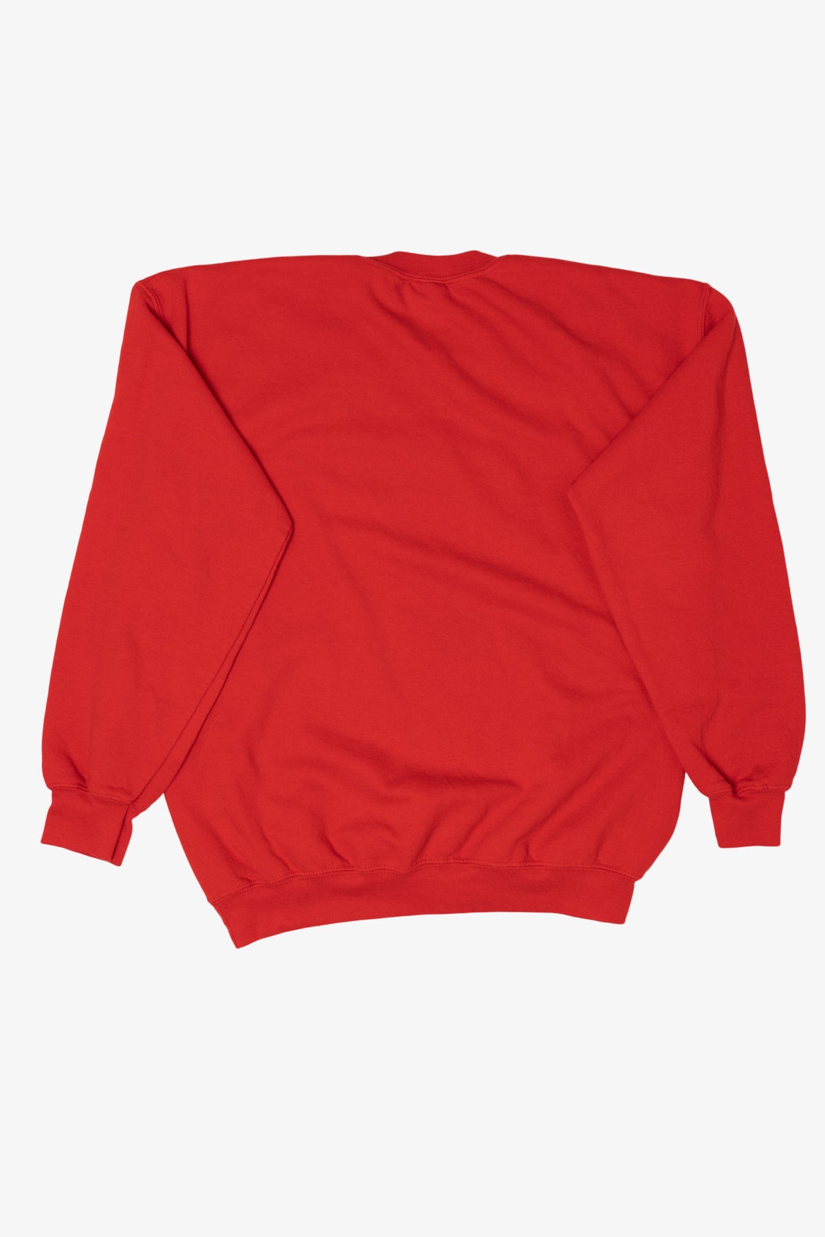 Red Gildan Snowmen Ugly Christmas Sweatshirt (2010s)