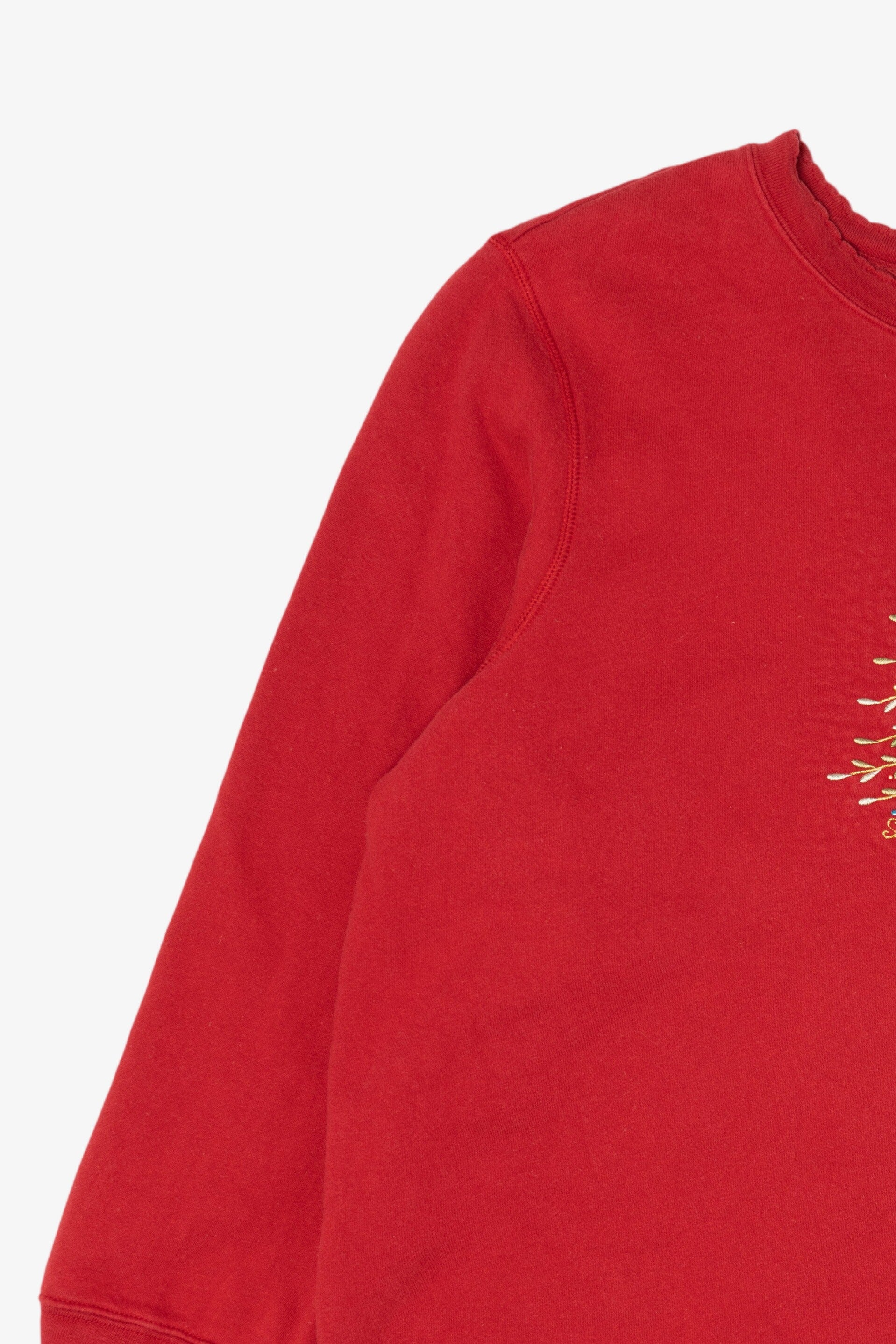 Red Holiday Editions "Peace On Earth" Ugly Christmas Sweatshirt (2010s)