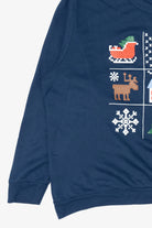 Navy Blue Tic Tac Toe Christmas Sweatshirt (2020s)
