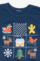 Navy Blue Tic Tac Toe Christmas Sweatshirt (2020s)