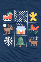Navy Blue Tic Tac Toe Christmas Sweatshirt (2020s)