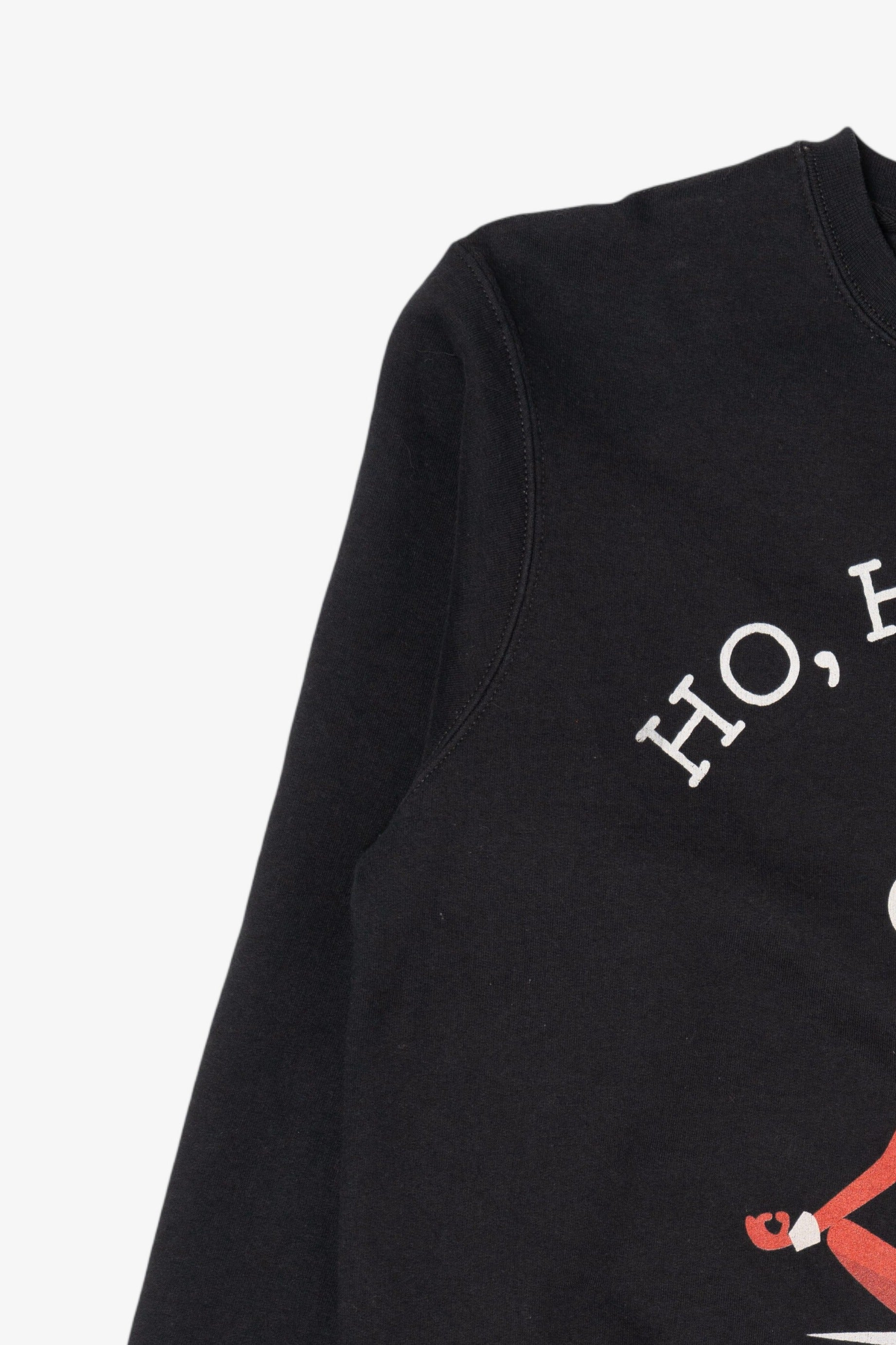 Black Port & Company Santa "Ho Ho H-Om" Ugly Christmas Sweatshirt (2010s)