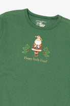 Green Just My Style Santa "Happy Holidays" Ugly Christmas Sweatshirt (2010s)