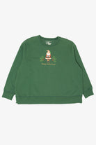 Green Just My Style Santa "Happy Holidays" Ugly Christmas Sweatshirt (2010s)