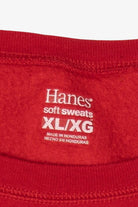 Red Hanes Moose Ugly Christmas Sweatshirt (2010s)