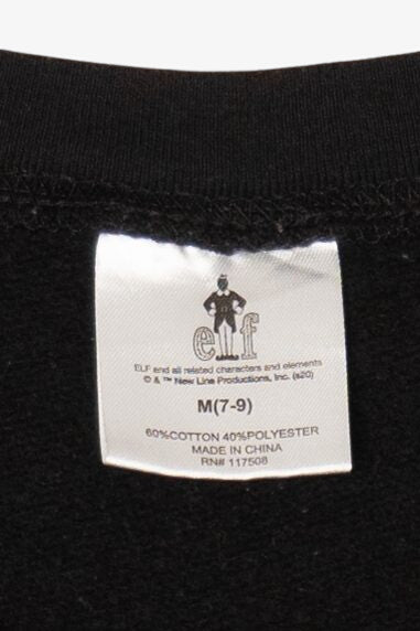 Black Elf Ugly Christmas Sweatshirt (2010s)