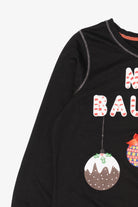 Black F&F Ornaments "Nice Baubles" Ugly Christmas Sweatshirt (2010s)
