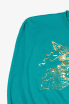 Vintage Aqua Gildan Angels Ugly Christmas Sweatshirt (2000s)
