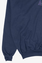 Vintage Navy Blue M&C Sportswear Trees Ugly Christmas Sweatshirt (2000s)