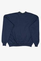 Vintage Navy Blue M&C Sportswear Trees Ugly Christmas Sweatshirt (2000s)