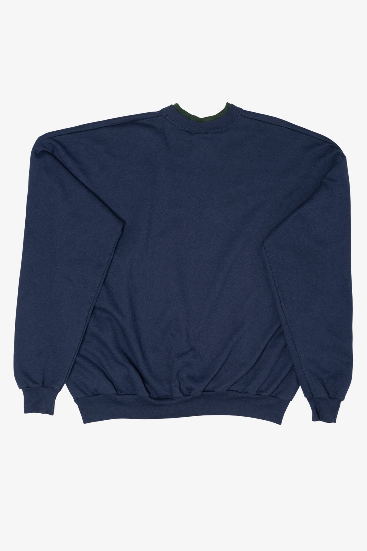 Vintage Navy Blue M&C Sportswear Trees Ugly Christmas Sweatshirt (2000s)