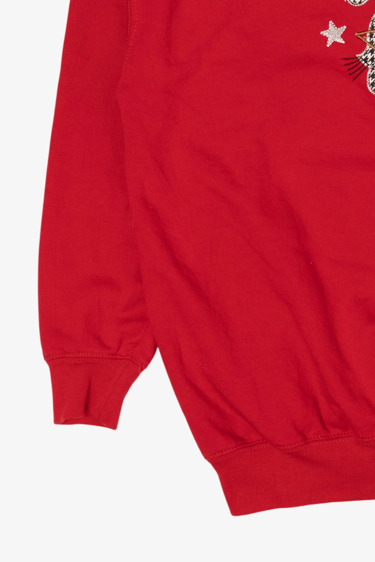 Vintage Red M&C Sportswear Snowmen Ugly Christmas Sweatshirt (2000s)
