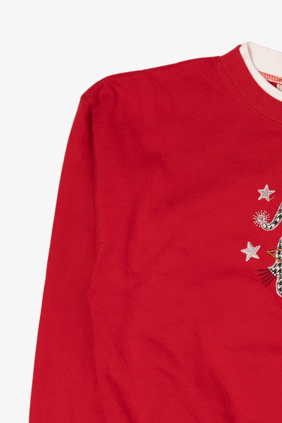 Vintage Red M&C Sportswear Snowmen Ugly Christmas Sweatshirt (2000s)
