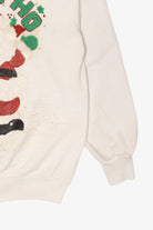 Vintage Tultex Santa "Ho Ho Ho" Raglan Ugly Christmas Sweatshirt (1990s)