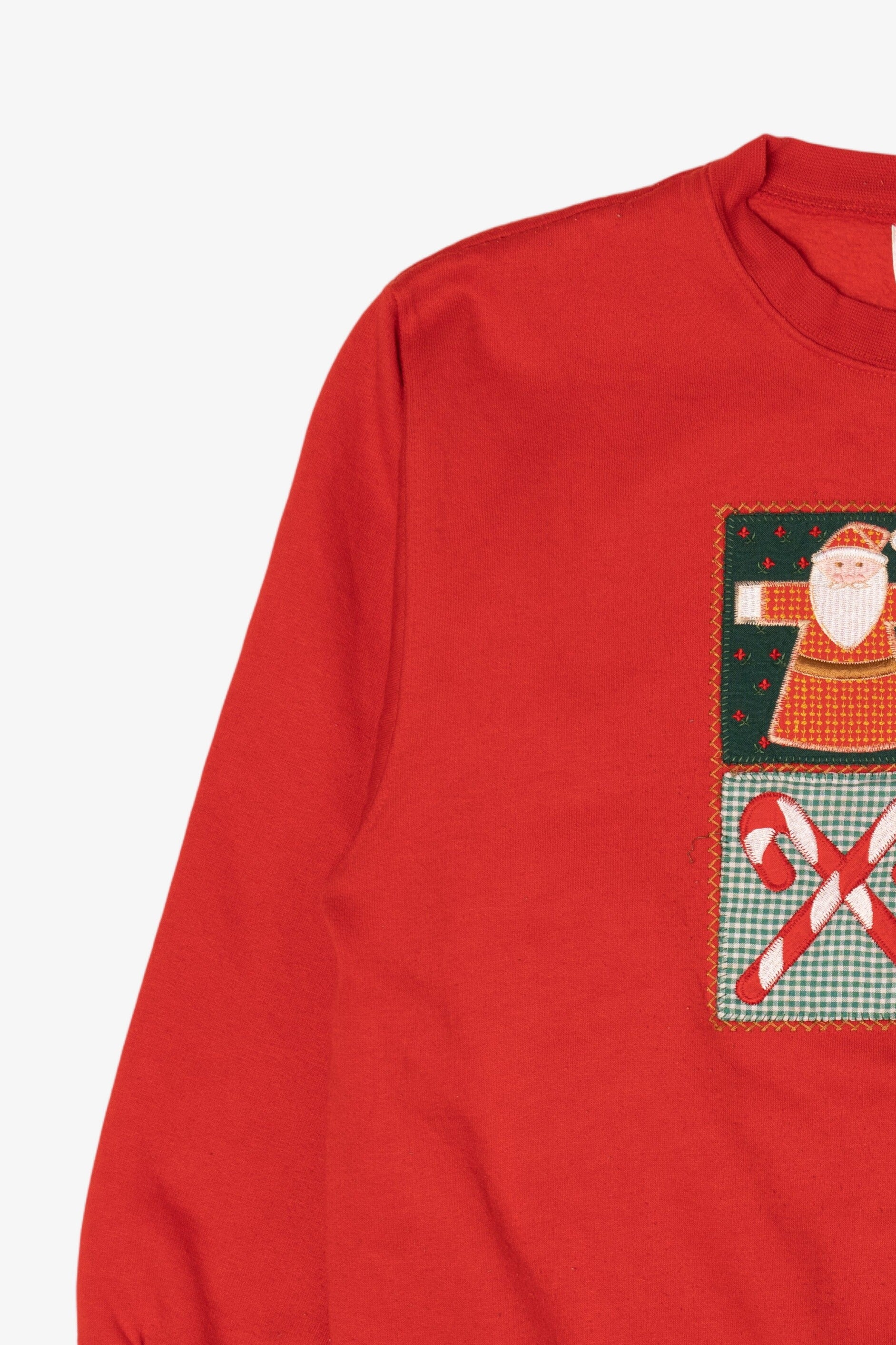 Vintage Red ID Distinctions Ugly Christmas Sweatshirt (2000s)