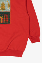 Vintage Red ID Distinctions Ugly Christmas Sweatshirt (2000s)