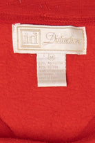 Vintage Red ID Distinctions Ugly Christmas Sweatshirt (2000s)