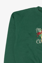 Vintage Green Silver Dollar City Bells Ugly Christmas Sweatshirt (1990s)