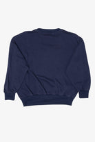 Vintage Navy Blue Nutcracker Polar Bears Ugly Christmas Sweatshirt (1990s)