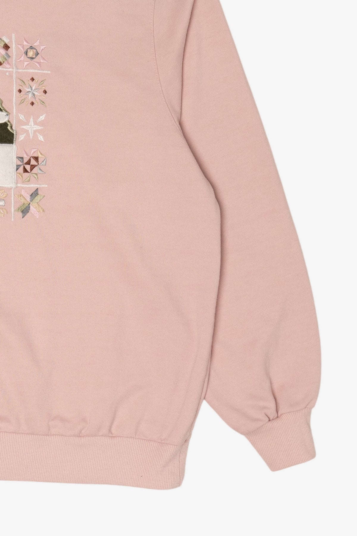 Vintage Pink Alfred Dunner Ugly Christmas Sweatshirt (2000s)