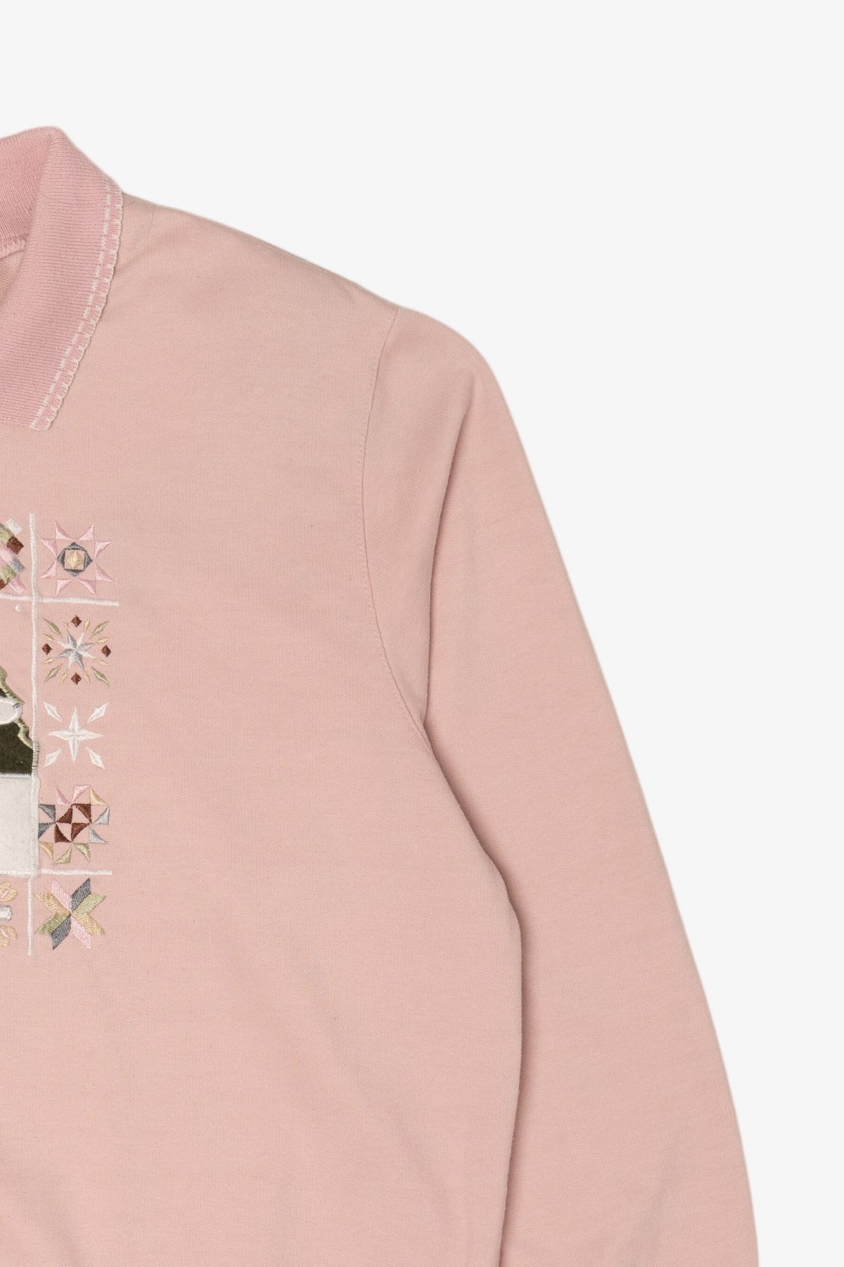 Vintage Pink Alfred Dunner Ugly Christmas Sweatshirt (2000s)