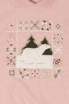 Vintage Pink Alfred Dunner Ugly Christmas Sweatshirt (2000s)