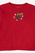Red Hanes Wreaths Ugly Christmas Sweatshirt (2010s)