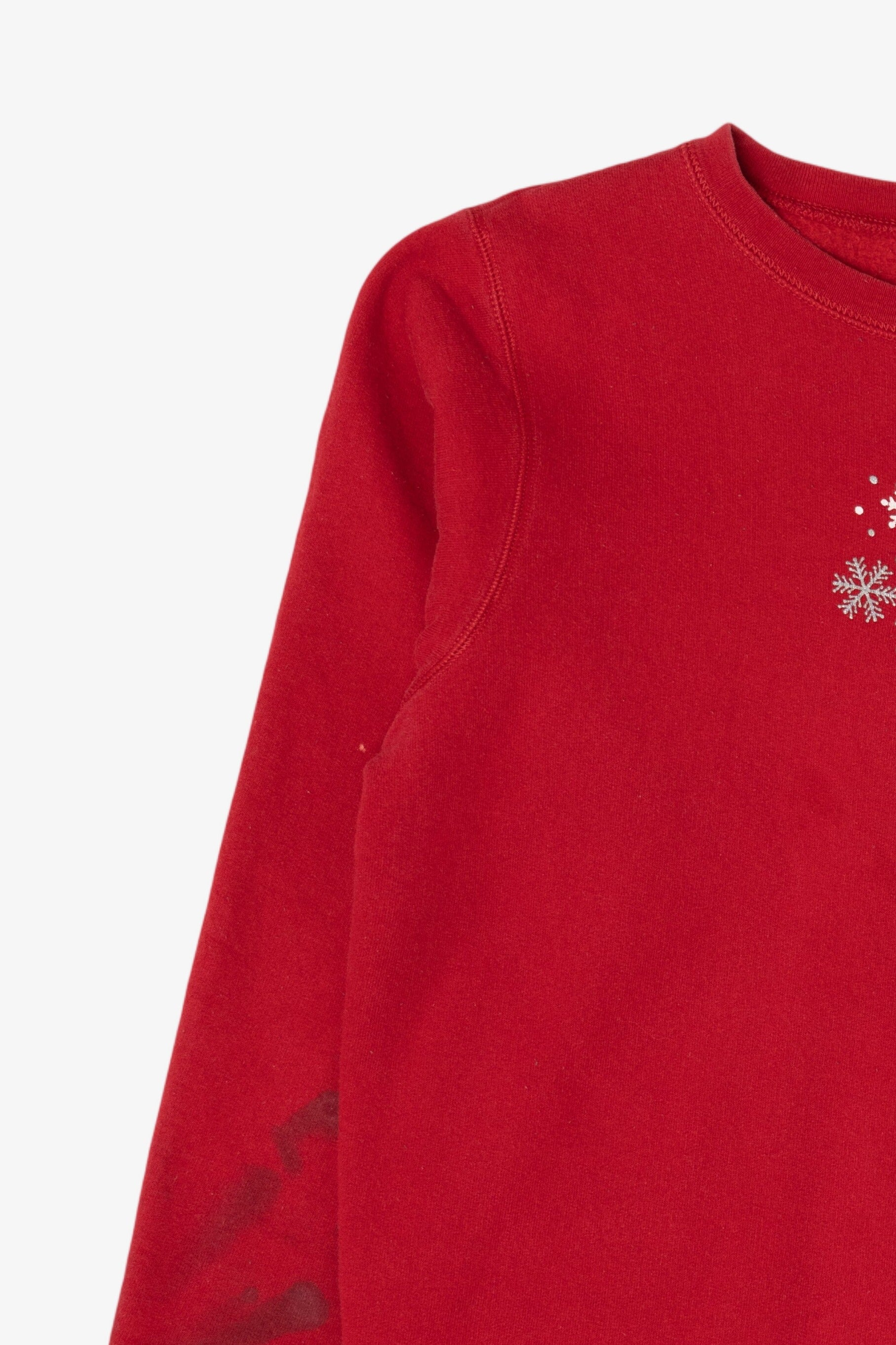 Red Hanes Wreaths Ugly Christmas Sweatshirt (2010s)