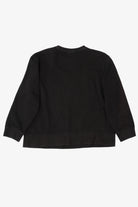 Vintage Black Classic Elements Poinsettias Ugly Christmas Sweatshirt (2000s)