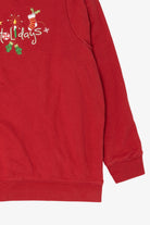 Red Holiday Editions "Happy Holidays" Ugly Christmas Sweatshirt (2010s)