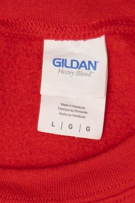 Vintage Red "All I want For Christmas Is More Wine" Sweatshirt (2000s)