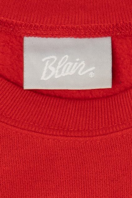 Vintage Red Blair Cat In Basket Ugly Christmas Sweatshirt (1990s)