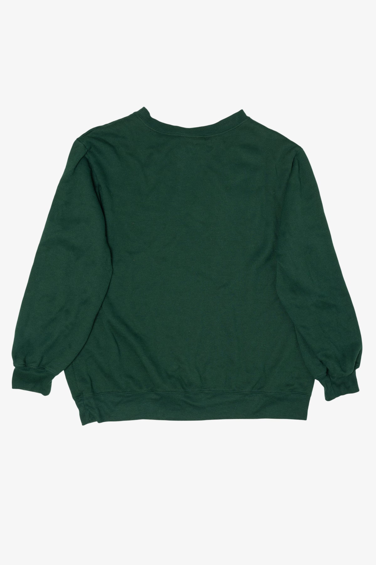 Vintage Green Blair Bells And Poinsettias Ugly Christmas Sweatshirt (1990s)